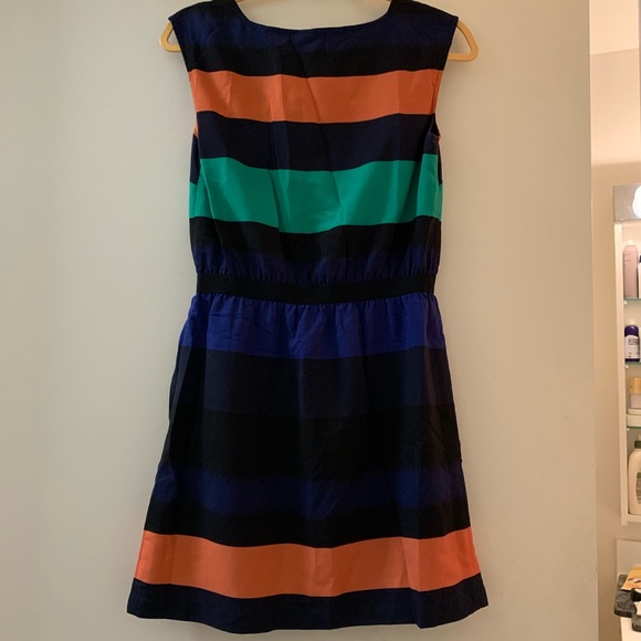 LOFT multicolor sleeveless dress - Picture 7 of 9